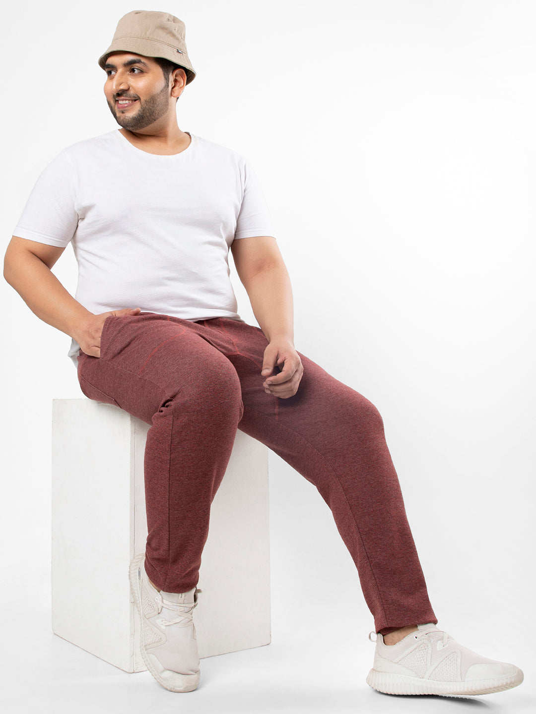 MEN SOLID STYLISH EVENING TRACKPANT