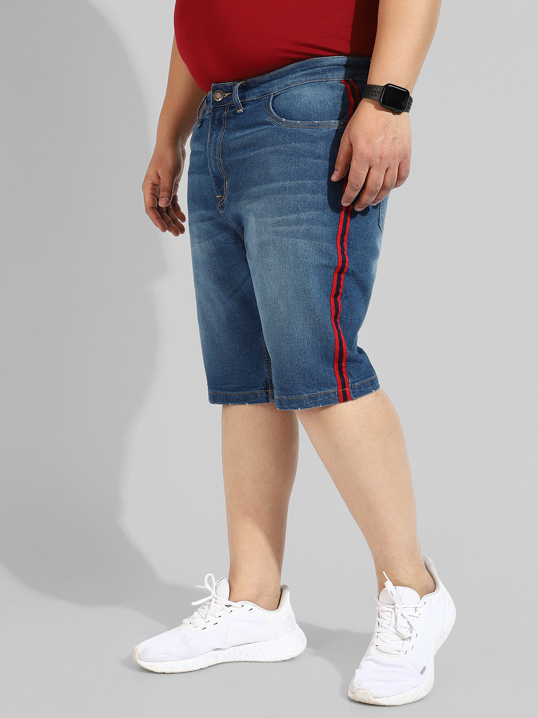 Regular Fit Denim Shorts